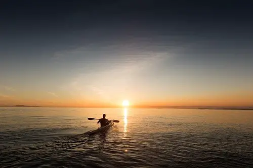Kayak In The Ocean