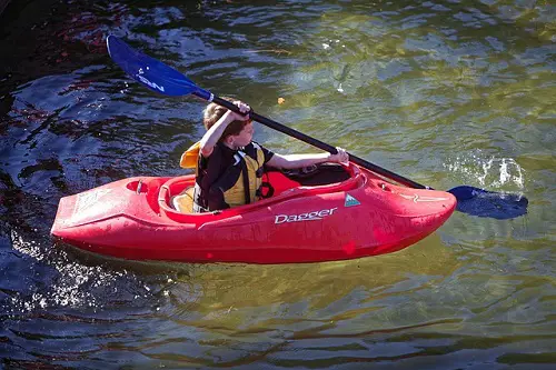 Kid Learn Whitewater Kayak