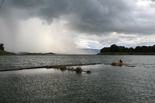 Kayaking Rain